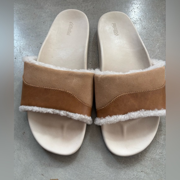 Olukai Hō‘ala Slide Shearling Sandal - Picture 2 of 13